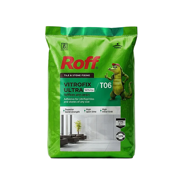 Roff T06 VFA Tile Adhesive, White , 20 Kg Bag